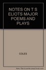 NOTES ON T S ELIOTS MAJOR POEMS AND PLAYS