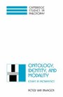Ontology Identity and Modality  Essays in Metaphysics