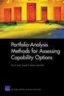 PortfolioAnalysis Methods for Assessing Capability Options