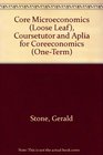 Core Microeconomics  CourseTutor and Aplia for CoreEconomics