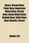 Bears Brown Bear Polar bear American Black Bear Grizzly bear Asian Black Bear Kodiak Bear Sloth Bear Bear attack Ursari