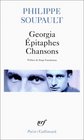 Georgia Epitaphes Chansons et autres poemes