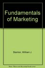 Fundamentals of Marketing 1987 publication