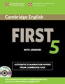 Cambridge English First 5 Selfstudy Pack  Authentic Examination Papers from Cambridge ESOL