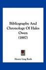 Bibliography And Chronology Of Hales Owen