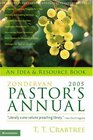 Zondervan 2005 Pastor's Annual An Idea  Resource Book
