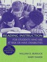 Reading Instruction for Students Who Are at Risk or Have Disabilities