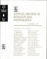 Annual Review of Ecology and Systematics 1983