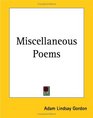 Miscellaneous Poems