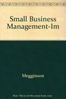 Small Business ManagementIm