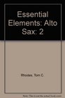 Essential Elements Alto Sax