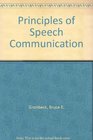 Principles of Speech Communication