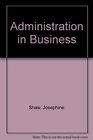 Administration in Business