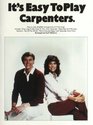 It's Easy to Play the  Carpenters