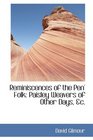 Reminiscences of the Pen' Folk Paisley Weavers of Other Days ac