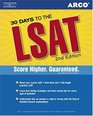 Arco 30 Days to the Lsat TeacherTested Strategies and Techniques for Scoring High