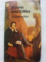 Poems and critics An anthology of poetry and criticism from Shakespeare to Hardy