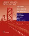 Advanced Engineering Mathematics Student Solutions Manual and Study Guide