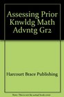 Assessing Prior Knwldg Math Advntg Gr2