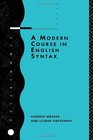 A Modern Course in English Syntax
