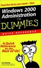 Windows 2000 Administration for Dummies