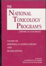 The National Toxicology Program's Chemical Database Volume VIII