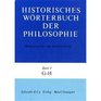 Historisches Wrterbuch der Philosophie 12 Bde u 1 RegBd Bd3 GH