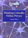 Thinking Critically Online Privacy