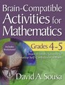 BrainCompatible Activities for Mathematics Grades 45