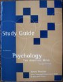 Study Guide for Psychology The Adaptive Mind