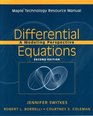 Differential Equations Maple Technology Resource Manual A Modeling Perspective