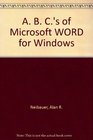 A B C's of Microsoft WORD for Windows