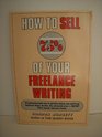 How to Sell 75% of Your Freelance Writing