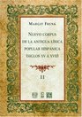 Nuevo Corpus De La Antigua Lirica