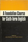 Foundation Course for Sixthform English