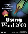 Using Microsoft Word 2000
