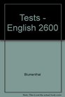 Tests  English 2600