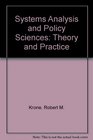Systems Analysis and Policy Sciences