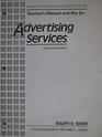 Teacher's manual and key for Advertising services