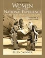 Women and the National Experience Primary Sources in American History Volume 2 since 1860