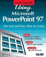 Using Microsoft Powerpoint 97
