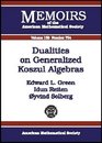 Dualities on Generalized Koszul Algebras