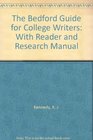 Bedford Guide for College Writers 7e 3in1  Writer's Reference 6e  Research Pack