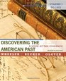 Discovering the American Past A Look at the Evidence Volume I To 1877