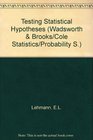 Testing statistical hypotheses