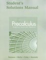 Precalculus Graphical Numerical Algebraic Student Solutions Manual