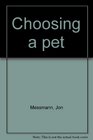 Choosing a pet