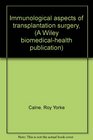 Immunological aspects of transplantation surgery