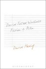 David Foster Wallace Fiction and Form