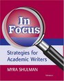 In Focus Strategies for Academic Writers